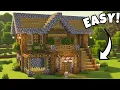 Minecraft Mega Starter House 5 Minute Build Tutorial