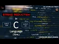 String Reduction using C PROGRAMS Tamil