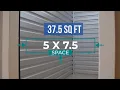 5x7 5 Storage Unit Size Information