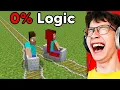 Lagu Minecraft on 0% Logic (Funny)