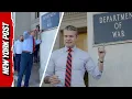 Watch Pete Hegseth Screw in New Sign Pentagon Deadly Serious About the Name Change