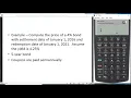 Bond Worksheet HP bII Financial Calculator
