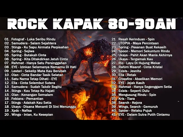 Download MP3 KOLEKSI 40 LAGU ROCK KAPAK MALAYSIA 2023 - LAGU JIWANG 80AN DAN 90AN TERBAIK