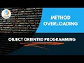 What is Method Overloading Ways Advantages Java Object Oriented Programming Code Readability