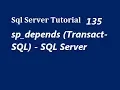 sp - depends in SQL Server