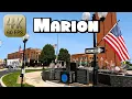 Driving Around Darling Small Town Marion Illinois in 4k