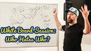 White Board Session Of All The Barstool Drama