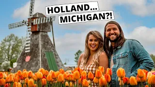 Michigan One Day in Holland MI - Travel Vlog Tulip Time Festival Holland Michigan