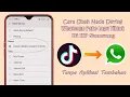 Download Lagu Cara Mengubah Nada Dering Whatsapp Dengan Lagu Tiktok Di HP Samsung