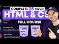 Download Lagu HTML \u0026 CSS Full Course Tutorial for Beginners - Learn EVERYTHING You Need to Know in Detail 🔍