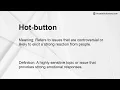 Hot-button Meaning