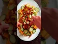 Download Lagu Cantaloupe and Cucumber Salad with Extra Virgin Olive Oil and Peach Balsamic