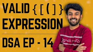 Check for Balanced Parentheses Data Structures Ep-14 DS Mastery code io - Tamil
