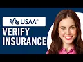 How To Verify Insurance With USAA How Do I Verify My Insurance With USAA