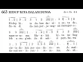 663. HIDUP KITA DALAM DUNIA | Puji Syukur Katolik