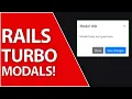 Turbo Frame Modals Popups Ruby On Rails 7 Tutorial