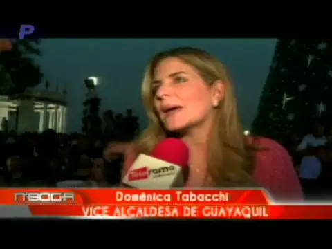 El Municipio de Guayaquil realizó encendido oficial del árbol de Navidad