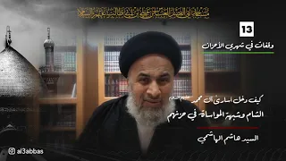 كيف دخل أسارىٰ آل محمد - عليهم السلام - الشام وشبهة المواساة في حزنهم - السيد هاشم الهاشمي