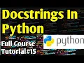 Docstrings In Python Python Tutorials For Absolute Beginners In Urdu