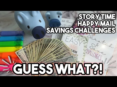 Download MP3 GUESS WHAT HAPPENED?! OH AND HERE'S A BONUS SAVINGS CHALLENGE STUFFING | STORYTIME! HAPPY MAIL