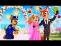 ¡Skye Se Casa con Nick de Zootopia! ¿Qué Está Pasando? | PAw PaTrol en Español | Rainbow 3