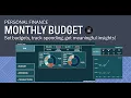 The Only Personal Finance Spreadsheet You Need Monthly Budget Template
