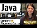 Variables in Java Input Output Complete placement Course Lecture 2