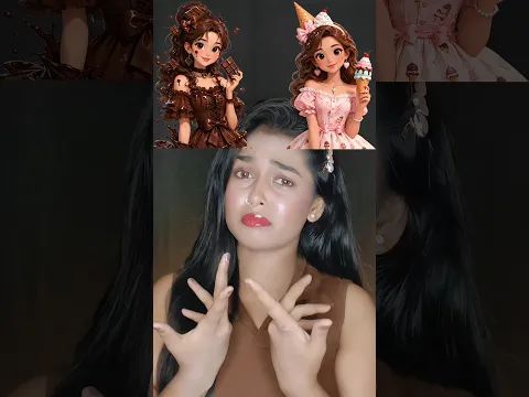 চকলেট গার্ল Vs আইসক্রিম গার্ল🍫🍧 makeup challenge😱#shortvideo #youtubeshorts #trending #shorts #short