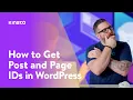 How to Get Post and Page IDs in WordPress