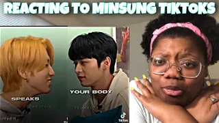 MINSUNG TIKTOKS TO CLEAR YOUR SOUL *Reaction*