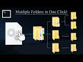 Create mutliple Folders EASY in one click CMD Command Prompt Batch