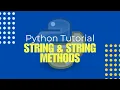 Python Tutorial in Hindi - String and String Methods