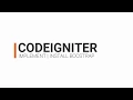 Easy Codeigniter Bootstrap Implementation Installation Tutorial