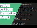 CRUD Tutorial using the MERN Stack - Portfolio Website