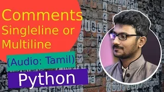 Tamil Python Comments in Tamil Python Course in Tamil