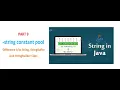 Java String Part 9 SCP Difference string stringBuffer and stringBuilder Shivam Rai
