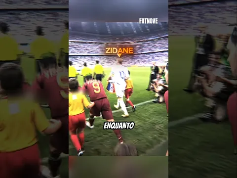 O dia em que Zinedine Zidane conheceu uma nova lenda pela primeira vez.🥶