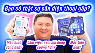 Bạn có cần điện thoại gập, hay điện thoại thanh là đủ?