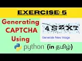 Ex 5 Generate Captcha using Python Python for Beginners