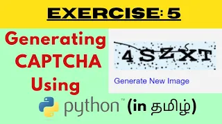 Ex 5 Generate Captcha using Python Python for Beginners