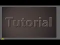 Creating an Editable Embossed Text Effect in Adobe Illustrator Step-by-Step-Tutorial