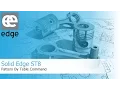 Solid Edge ST8 - Pattern by Table command