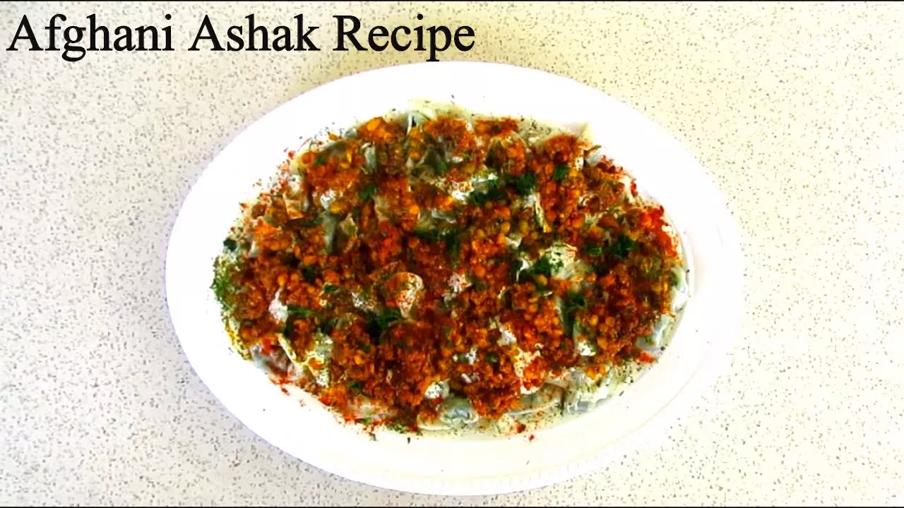 Afghan Ashak Recipe Dumpling  Recipe Veggie Dumpling Afghan food Ramadan food recipes  آشک افغانی