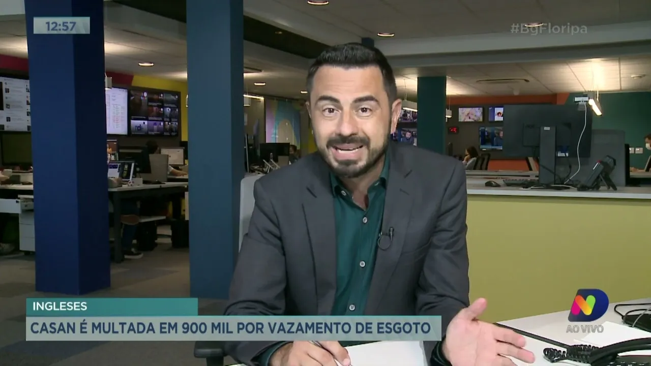 Ingleses: casan é multada em 900 mil por vazamento de esgoto