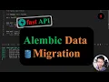 Alembic Data Migration In Fast API in Hindi Basic Understanding Of Alembic