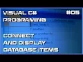Visual C 05 - How to connect Access database to project