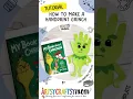 How to make Handprint Grinch Paper Diy Craft Craft ideas Free Craft ArtsyCraftsyMom