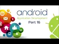 Android Application Development Part 16