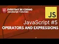 Operators and Expressions in JavaScript - Everyday-Be-Coding