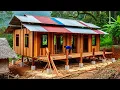 Download Lagu Two Orphaned Brothers Spend 60Days Building a New Wooden House in the Forest | By @BuildingNewLife ​